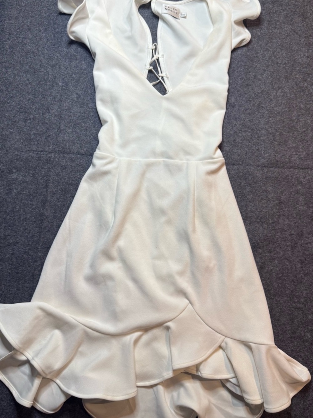 Hello Molly Take The Reigns Dress White - Picture 3 of 6